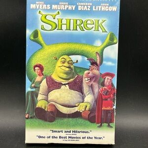 Shrek (2001) VHS Movie - Comedy, Fairy Tale, Animation